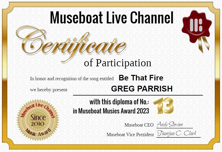 GREG PARRISH on Museboat LIve